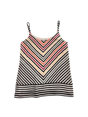 Cabi Striped Chevron Cami Tank Top Size Small